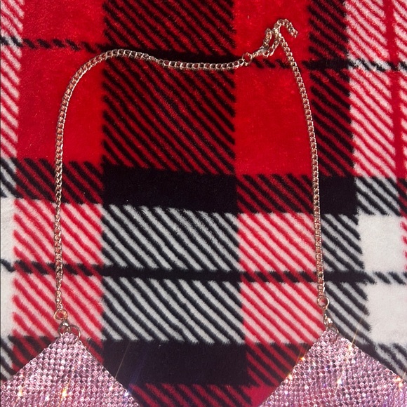 Pink Rhinestone Halter Top - Picture 3 of 4